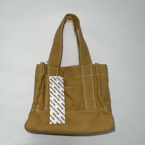 Urban Outfitters Mini Mustard Canvas Tote